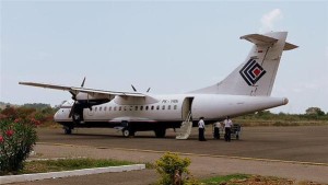 The Trigana plane that crashed