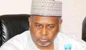 Sambo Dasuki: Docked for illegal firearms possession