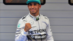 Lewis Hamilton: grabs tenth pole in 11 races