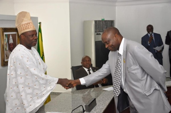 Amosun swears in new Head of Service