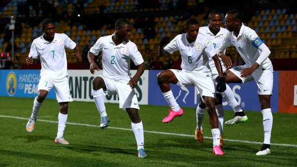 Eaglets in a dance of victory