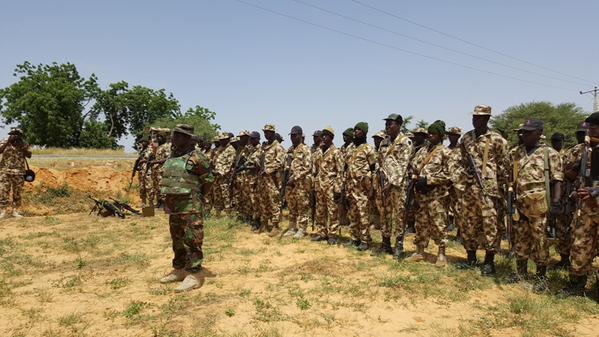 soldiers in Gaidam