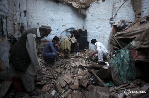 earthquake effect in Pakistan. Photo: Reuters