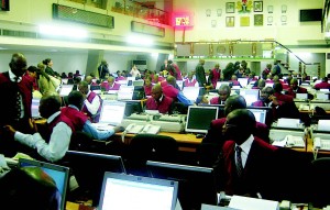 Dealers at the Nigerian Stock Exchange