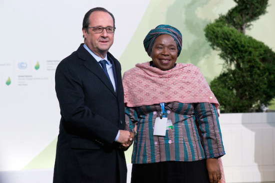 Hollande welcomes the African Union Commission (AUC) Chairperson, H.E. Dr. Nkosazana Dlamini Zuma