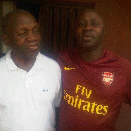 The late Alhaji Aruna and his son Habib