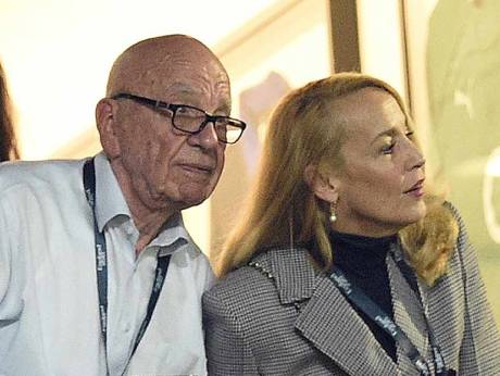 Murdoch and Jerry Hall