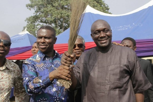 Dakuku Peterside and Chief Nwankwo