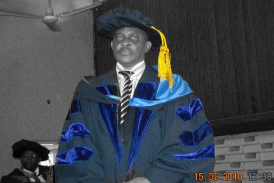 Professor Joseph Mba: charged with forgery