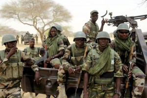 Nigerian troops on the Boko Haram frontline