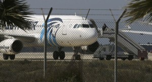 The hijacked EgyptAir plane