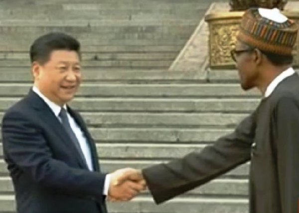 President Xi Jinping welcomes Buhari to Great Hall of the People