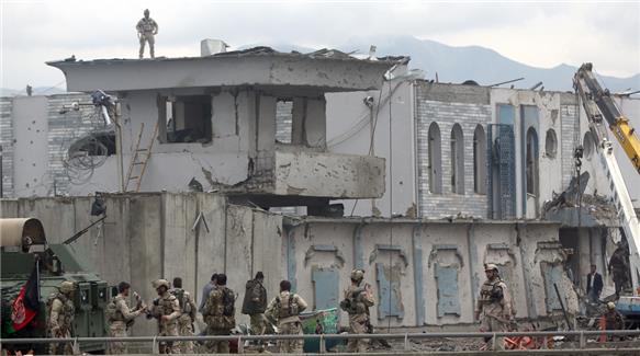Scene of the Kabul blast