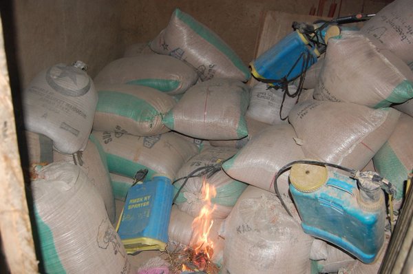 Boko Haram food dump