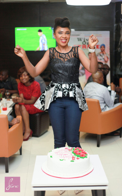 Birthday Girl really enjoying her special day