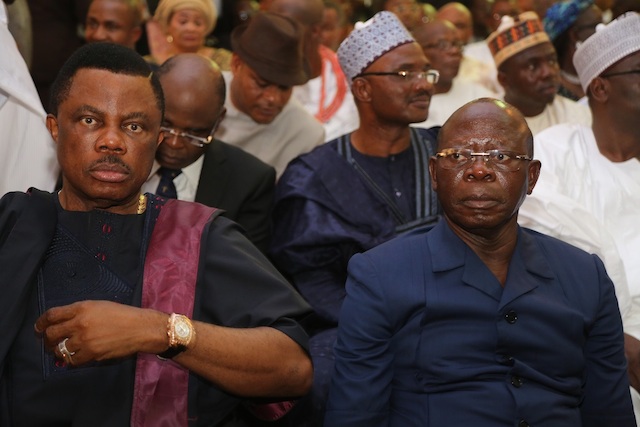 Governors Willie Obiano and Adams Oshiomhole also came