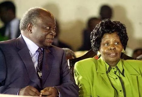 Lucy Kibaki and her husband Mwai Kibaki