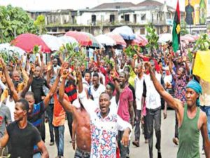 MASSOB-protesters