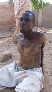 captured Boko Haram member