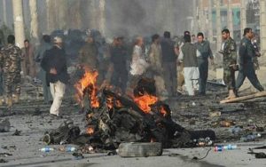 Scene of the deadly blast
