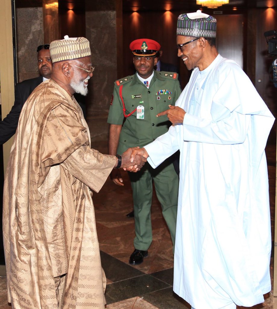 Abdulsalami meets Buhari