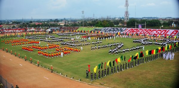 Callisthenics display