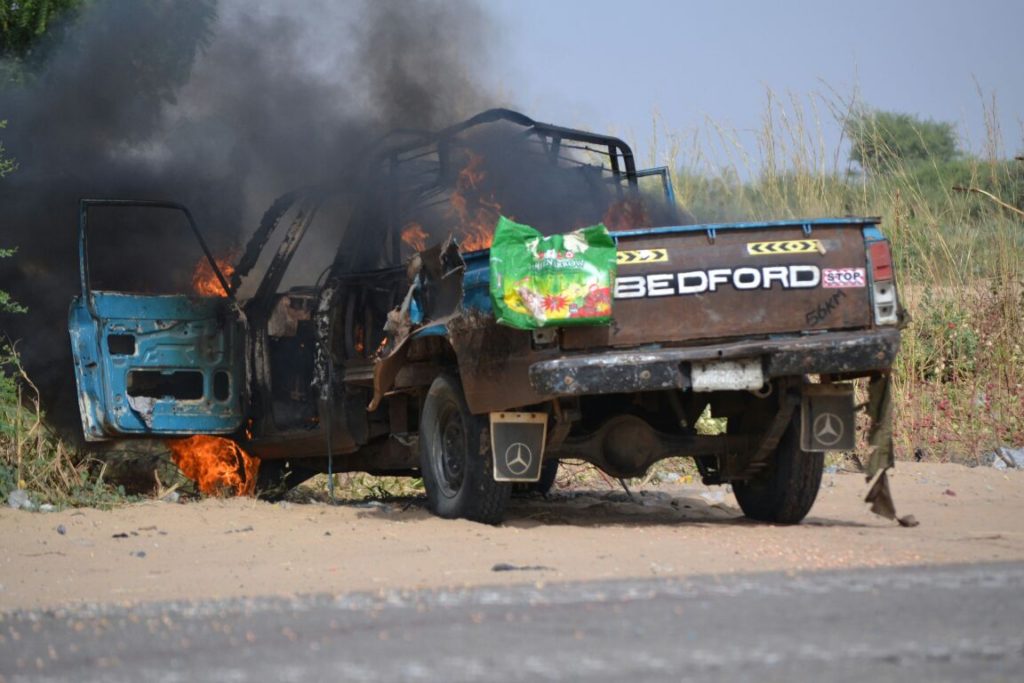 The BEDFORD truck of the suicide bombers