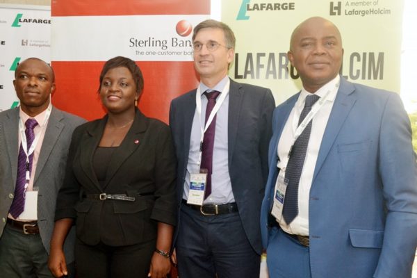 (L-R) Grama Narasimhan, Executive Director, Retail Banking, Sterling Bank Plc; Omolara Akinfolarin, Head MSME Banking, Sterling Bank Plc; Moses Agosu, BM Ikoyi Branch, Sterling Bank Plc and Mark George, Principal Consultant, OMG Consulting at the Sterling Bank MSME Academy workshop held Wednesday in Lagos.