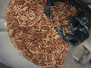 File Photo: ammunition impounded from a suspect by police