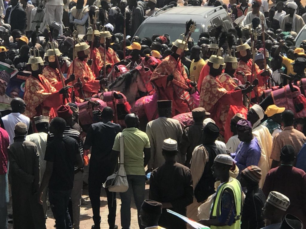 FILE: Horse riders from Keffi Emirate during Durbar show