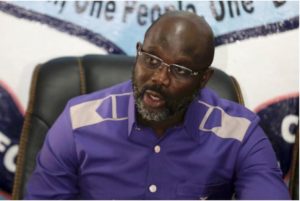 Liberia President, George Weah