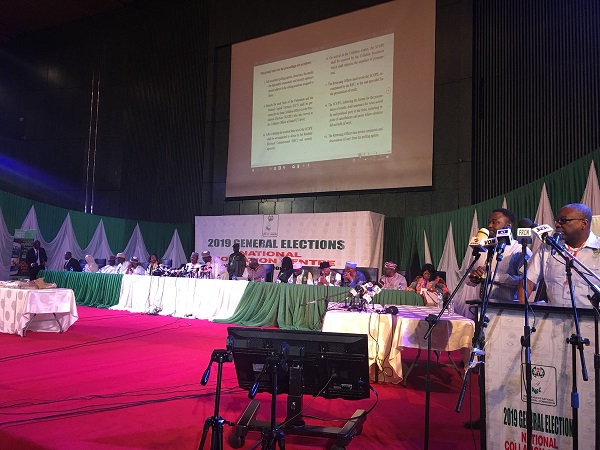 #Results of Nigeria’s Presidential poll from National Collation Centre