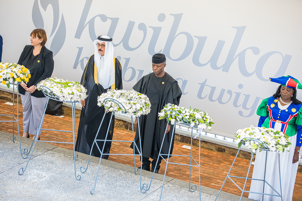 PHOTOS: Osinbajo attends commemoration of Rwandan Genocide