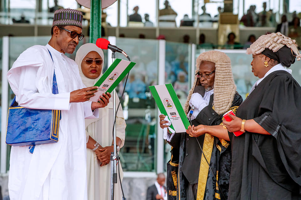 PHOTOS: Scenes from swearing-in ceremony of President Buhari
