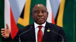 South African President, Cyril Ramaphosa