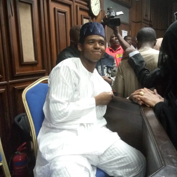 Faisal Maina, son of Abdulrasheed Maina, former Chairman, Pension Reform Task Team in court