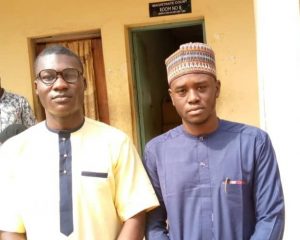 Messrs Alfred Olufemi (21years) and Gidado Yushau