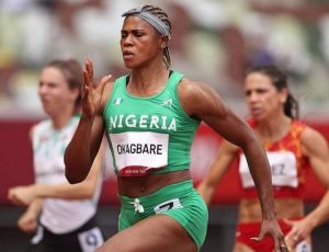 Okagbare: suspended from Tokyo Olympics
