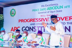 South-west APC Governors at the constitution review meeting