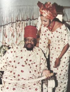 Bianca and the late Odumegwu Ojukwu during her marriage to the late Igbo leader