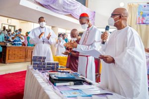 Governor Abiodun at the 13th Annual Synod of the Methodist Church, Nigeria, Diocese of Remo Central, held at the Methodist Church, Oke-Oja, Isara-Remo, on Thursday