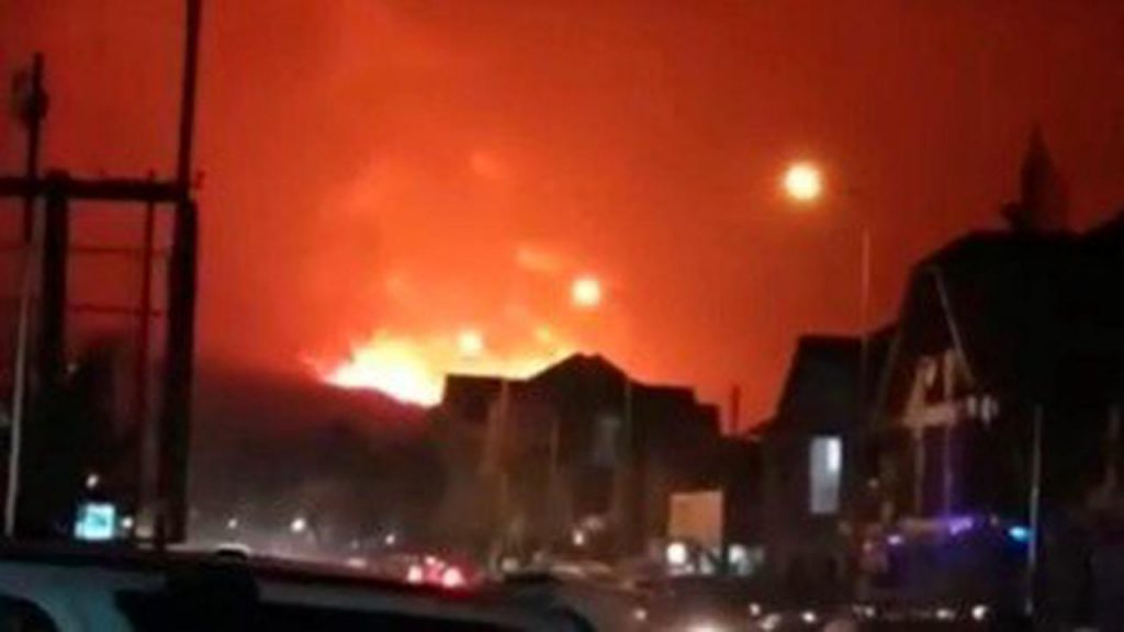 Mount Nyiragongo volcanic eruption at Democratic Republic of Congo’s (DRC) district of Goma