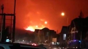 Mount Nyiragongo volcanic eruption at Democratic Republic of Congo’s (DRC) district of Goma