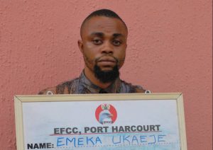 Ukaeje John Emeka: arrested leader of a syndicate selling and buying human organs for trafficking to foreigners.