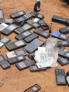 Phones recovered from ESN members