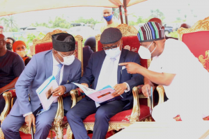 Right: Wike at the event