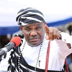 Governor Nyesom Wike: wants PDP to seek sack of Governors Ben Ayade, Dave Umahi, others over defection in court