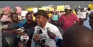 Spokesman, and Community Leader of Finima ,Mr Adagogo Lambeth Brown.