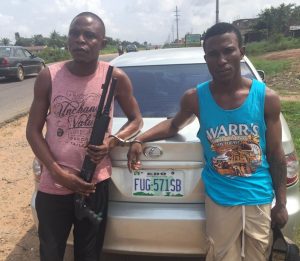 The suspected cultists: Imasuen Raymond (32) and Precious Ajayi (24)