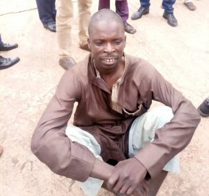 Bello Galaduma, a wanted notorious bandit arrested in Sokoto State.